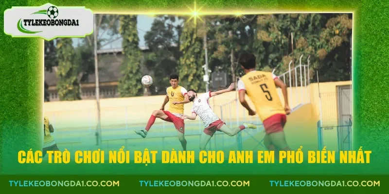 Các trò chơi nổi bật dành cho anh em phổ biến nhất